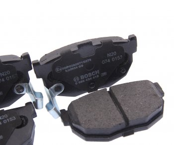1 429 р. Колодки тормозные задние BOSCH Hyundai Elantra XD седан дорестайлинг (2000-2003)  с доставкой в г. Керчь. Увеличить фотографию 2