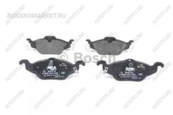 2 299 р. Колодки тормозные передние (4шт.) BOSCH Opel Astra G хэтчбэк 5 дв. (1998-2005)  с доставкой в г. Керчь