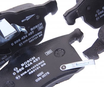 2 889 р. Колодки тормозные передние (4шт.) BOSCH Opel Astra G универсал (1998-2005)  с доставкой в г. Керчь. Увеличить фотографию 2