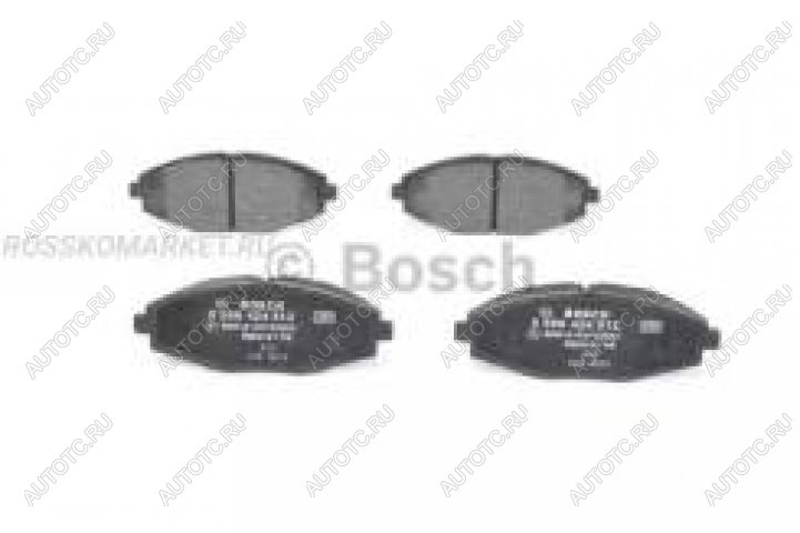 1 699 р. Колодки тормозные передние (4шт.) BOSCH Daewoo Matiz M100 дорестайлинг (1998-2000)  с доставкой в г. Керчь