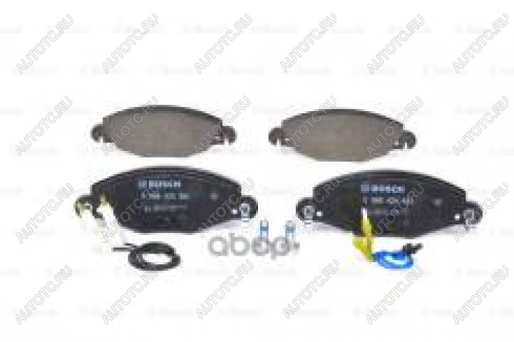 2 499 р. Колодки тормозные передние (4шт.) BOSCH CITROEN C5 X40,RE универсал рестайлинг (2004-2008)  с доставкой в г. Керчь