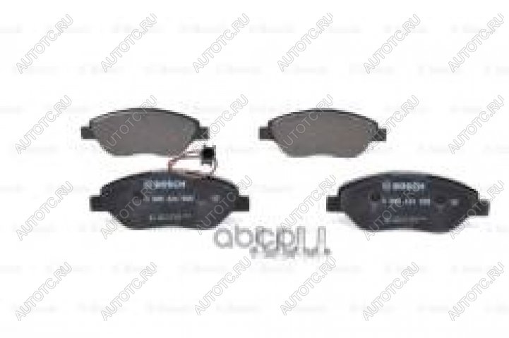 2 899 р. Колодки тормозные передние с датчиком (4шт.) BOSCH Fiat Bravo 198 хэтчбэк 3 дв. (2007-2015)  с доставкой в г. Керчь
