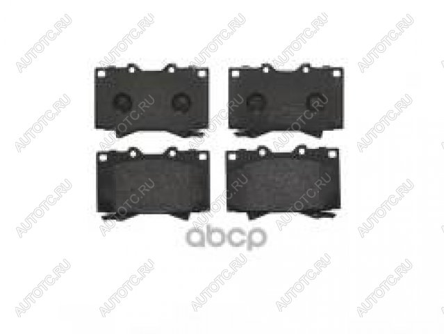 2 659 р. Колодки тормозные передние (4шт.) BOSCH Toyota Land Cruiser 100 2-ой рестайлинг (2005-2007)  с доставкой в г. Керчь
