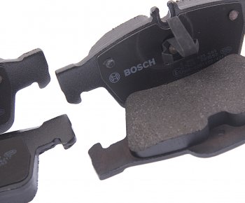 3 089 р. Колодки тормозные задние (4шт.) BOSCH Mercedes-Benz E-Class W211 дорестайлинг седан (2002-2006)  с доставкой в г. Керчь. Увеличить фотографию 2