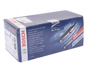 3 069 р. Колодки тормозные передние (4шт.) BOSCH Nissan Pathfinder R50 дорестайлинг (1995-1999)  с доставкой в г. Керчь. Увеличить фотографию 3