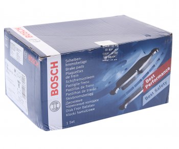2 889 р. Колодки тормозные передние (4шт.) BOSCH Honda Legend 3 KA9 дорестайлинг (1996-1998)  с доставкой в г. Керчь. Увеличить фотографию 3