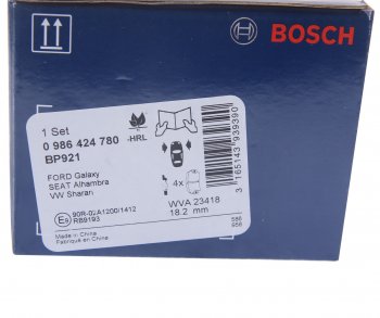 4 799 р. Колодки тормозные передние (4шт.) BOSCH Ford Galaxy WGR минивэн рестайлинг (2000-2006)  с доставкой в г. Керчь. Увеличить фотографию 4