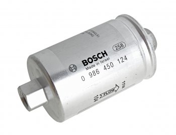 729 р. Фильтр топливный ВАЗ инжектор тонкой очистки (гайка) BOSCH BOSCH 0986450124  с доставкой в г. Керчь. Увеличить фотографию 1