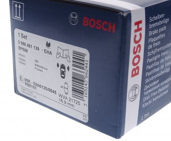 1 799 р. Колодки тормозные передние (4шт.) BOSCH Nissan Teana 1 J31 дорестайлинг (2003-2005)  с доставкой в г. Керчь. Увеличить фотографию 3