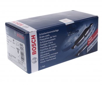 1 649 р. Колодки тормозные передние (4шт.) BOSCH Nissan Primera 3 универсал P12 (2002-2008)  с доставкой в г. Керчь. Увеличить фотографию 2