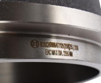 5 749 р. Барабан тормозной FORD Connect (02-) задний BOSCH BOSCH 0986477129  с доставкой в г. Керчь. Увеличить фотографию 3