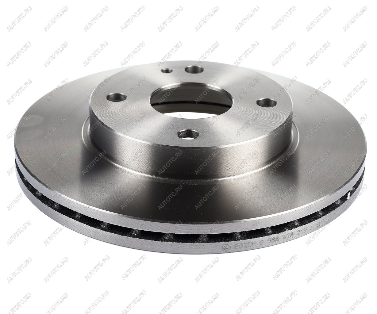 2 669 р. Диск тормозной KIA Rio (00-05) передний (1шт.) BOSCH BOSCH 0986478219  с доставкой в г. Керчь