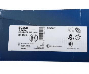 10 299 р. Диск тормозной MERCEDES Citan (W415) RENAULT Kangoo (07-) задний (1шт.) BOSCH BOSCH 0986479015 BOSCH 0986479015  с доставкой в г. Керчь. Увеличить фотографию 5