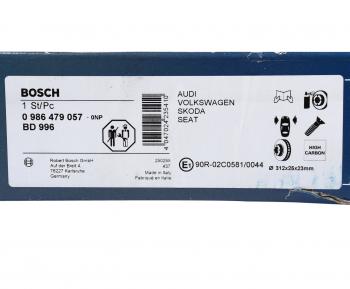 6 599 р. Диск тормозной VW Passat (97-00) AUDI A4 (01-04) передний (1шт.) BOSCH BOSCH 0986479057  с доставкой в г. Керчь. Увеличить фотографию 5