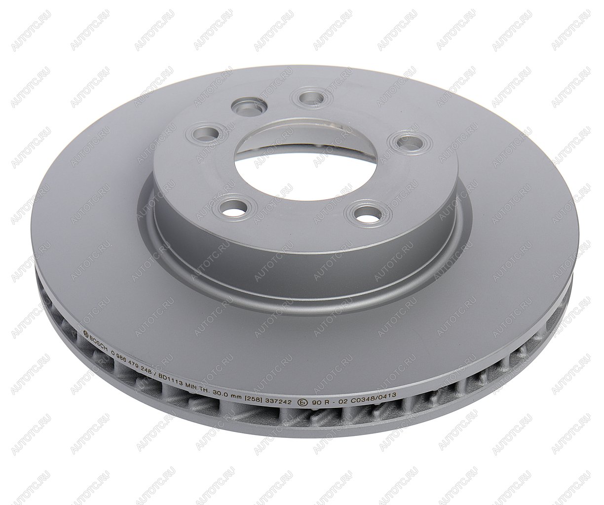 11 199 р. Диск тормозной VW Touareg (03-) PORCHE Cayenne (07-) (R17) передний левый (1шт.) BOSCH BOSCH 0986479248 BOSCH 0986479248  с доставкой в г. Керчь