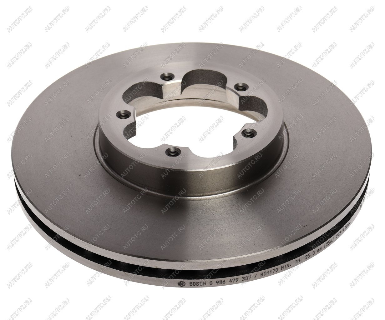 4 399 р. Диск тормозной FORD Transit (06-) передний (1шт.) BOSCH BOSCH 0986479307 BOSCH 0986479307  с доставкой в г. Керчь