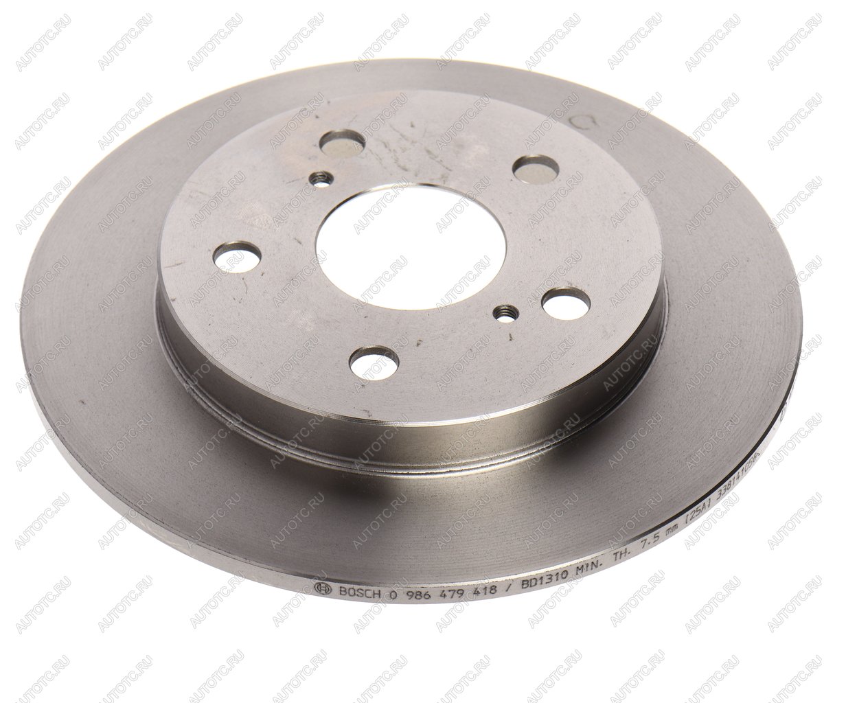 2 379 р. Диск тормозной TOYOTA Corolla (06-) задний (1шт.) BOSCH BOSCH 0986479418  с доставкой в г. Керчь