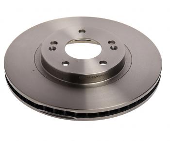 4 699 р. Диск тормозной HYUNDAI Santa Fe (00-) (4WD) (R16) передний (1шт.) BOSCH BOSCH 0986479434  с доставкой в г. Керчь. Увеличить фотографию 1
