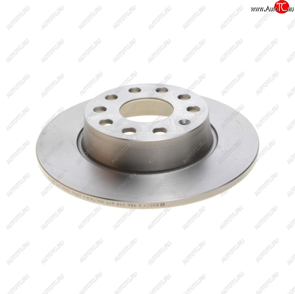 3 699 р. Диск тормозной VW Golf (09-13),Jetta (05-10) AUDI A3 (03-12) задний (1шт.) BOSCH BOSCH 0986479677  с доставкой в г. Керчь