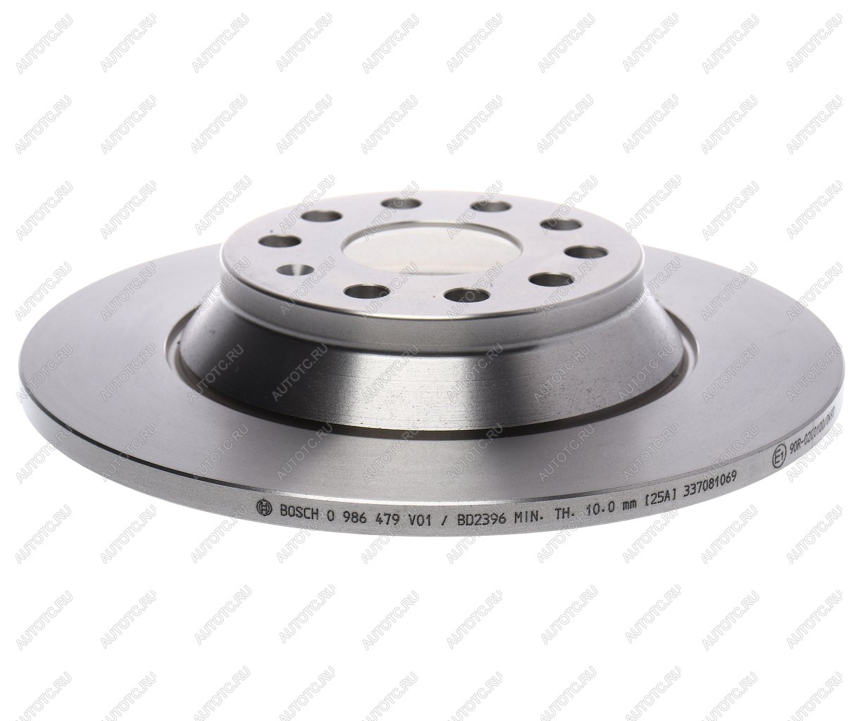 4 949 р. Диск тормозной VW Golf (17-),Passat (15-) AUDI A3 (17-) SKODA Superb (15-) задний (1шт.) BOSCH BOSCH 0986479v01  с доставкой в г. Керчь