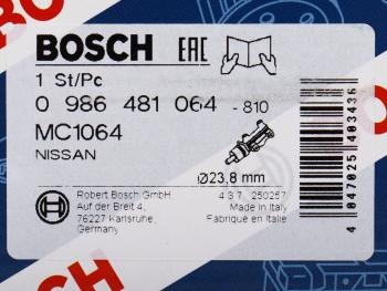 16 249 р. Цилиндр тормозной главный NISSAN Quashqai BOSCH BOSCH 0986481064 BOSCH 0986481064  с доставкой в г. Керчь. Увеличить фотографию 6