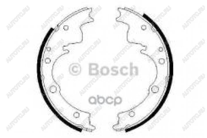 10 599 р. Колодки тормозные задние барабанные 4шт. BOSCH Iveco Daily (1996-1999)  с доставкой в г. Керчь