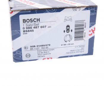 2 599 р. Колодки тормозные задние барабанные 4шт. BOSCH BMW 3 серия E93 кабриолет дорестайлинг (2006-2010)  с доставкой в г. Керчь. Увеличить фотографию 4