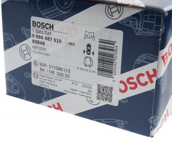 2 859 р. Колодки тормозные стояночного тормоза (4шт.) BOSCH Mercedes-Benz Sprinter W901 (1995-2000)  с доставкой в г. Керчь. Увеличить фотографию 4