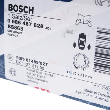 1 349 р. Колодки тормозные задние (4шт.) BOSCH Daewoo Matiz M250 рестайлинг (2007-2015)  с доставкой в г. Керчь. Увеличить фотографию 5