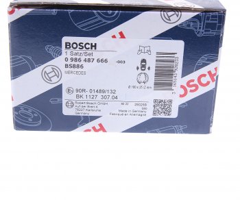 3 199 р. Колодки тормозные задние барабанные (4шт.) BOSCH Mercedes-Benz CL class C216 (2007-2010)  с доставкой в г. Керчь. Увеличить фотографию 5