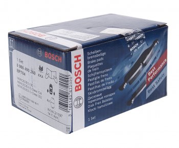1 639 р. Колодки тормозные задние (4шт.) BOSCH Mercedes-Benz E-Class W210 дорестайлинг седан (1996-1999)  с доставкой в г. Керчь. Увеличить фотографию 2