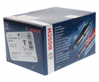 2 399 р. Колодки тормозные передние (4шт.) BOSCH Peugeot 406 8E,F универсал рестайлинг (1999-2004)  с доставкой в г. Керчь. Увеличить фотографию 2