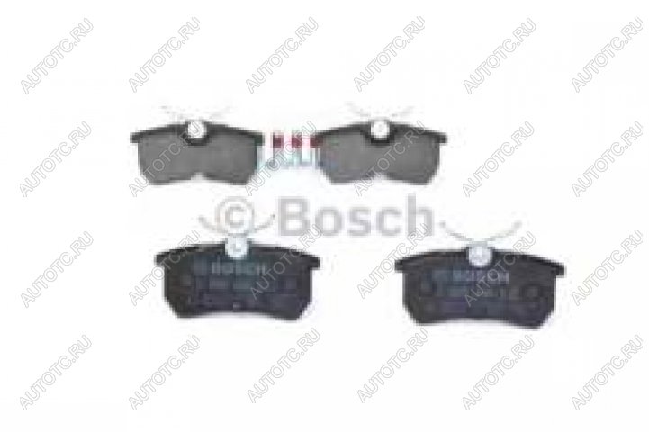 1 599 р. Колодки тормозные задние (4шт.) BOSCH Ford Focus 1 хэтчбэк 3 дв. дорестайлинг (1998-2002)  с доставкой в г. Керчь