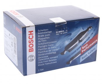 3 199 р. Колодки тормозные задние (4шт.) BOSCH Ford Mondeo Mk3,B4Y дорестайлинг, седан (2000-2003)  с доставкой в г. Керчь. Увеличить фотографию 3