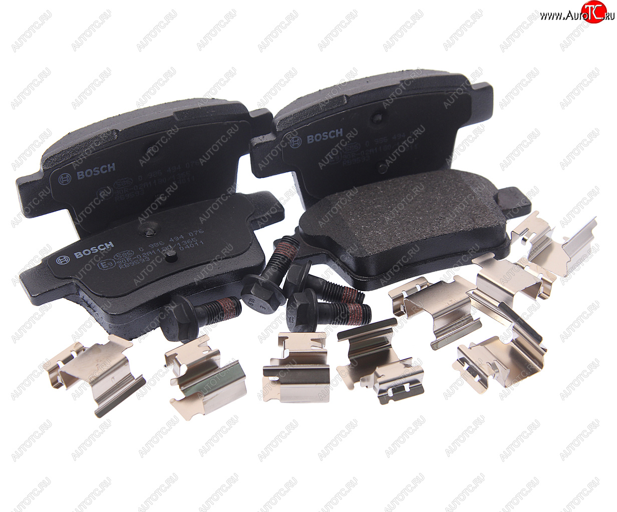 3 199 р. Колодки тормозные задние (4шт.) BOSCH Ford Mondeo Mk3,B4Y дорестайлинг, седан (2000-2003)  с доставкой в г. Керчь