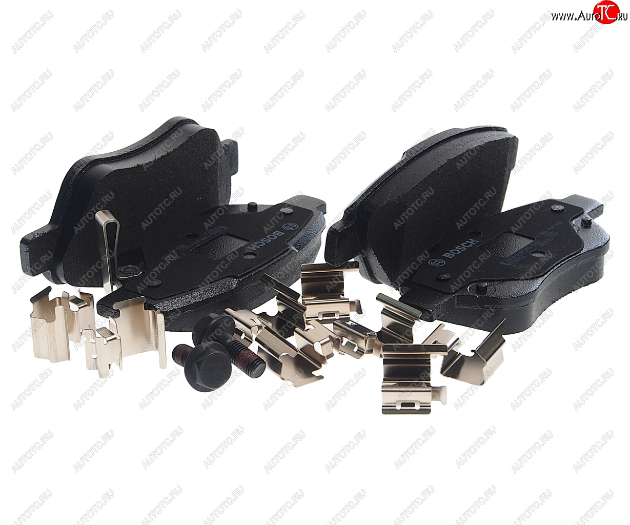 3 579 р. Колодки тормозные передние (4шт.) BOSCH Opel Corsa D 1-ый рестайлинг, хэтчбэк 5 дв. (2010-2011)  с доставкой в г. Керчь