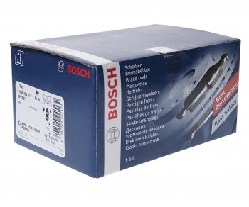 4 399 р. Колодки тормозные передние (4шт.) BOSCH BMW 3 серия E92 купе дорестайлинг (2005-2010)  с доставкой в г. Керчь. Увеличить фотографию 2