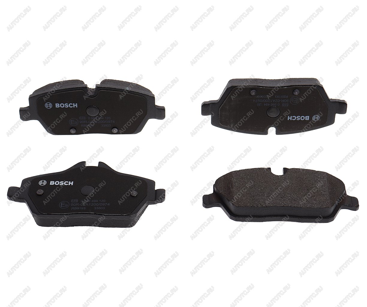 3 679 р. Колодки тормозные передние (4шт.) BOSCH BMW 1 серия E81 хэтчбэк 3 дв. рестайлинг (2007-2012)  с доставкой в г. Керчь