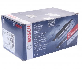 4 549 р. Колодки тормозные передние с датчиком (4шт.) BOSCH Ford Transit цельнометаллический фургон (2006-2014)  с доставкой в г. Керчь. Увеличить фотографию 3
