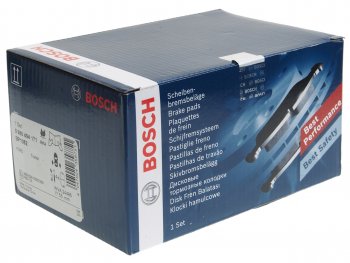 2 569 р. Колодки тормозные задние (4шт.) BOSCH Ford Transit цельнометаллический фургон (2006-2014)  с доставкой в г. Керчь. Увеличить фотографию 2