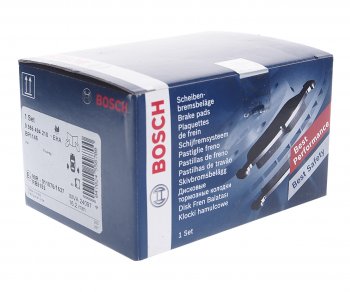 3 279 р. Колодки тормозные задние (4шт.) BOSCH Volkswagen Touareg GP рестайлинг (2006-2010)  с доставкой в г. Керчь. Увеличить фотографию 2