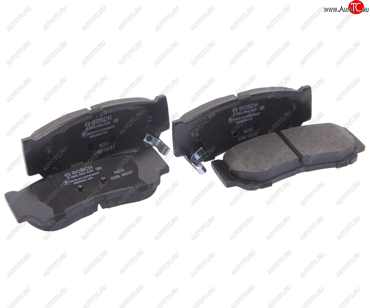 3 199 р. Колодки тормозные задние (4шт.) BOSCH Hyundai Starex/Grand Starex/H1 TQ дорестайлинг (2007-2013)  с доставкой в г. Керчь