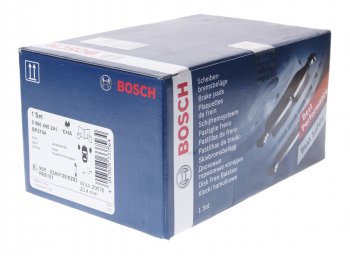 2 699 р. Колодки тормозные дисковые (4шт.) BOSCH Honda Accord 8 CU седан дорестайлинг (2008-2011)  с доставкой в г. Керчь. Увеличить фотографию 2
