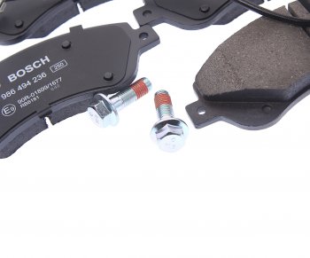 3 899 р. Колодки тормозные передние (4шт.) BOSCH Ford Transit цельнометаллический фургон (2006-2014)  с доставкой в г. Керчь. Увеличить фотографию 2