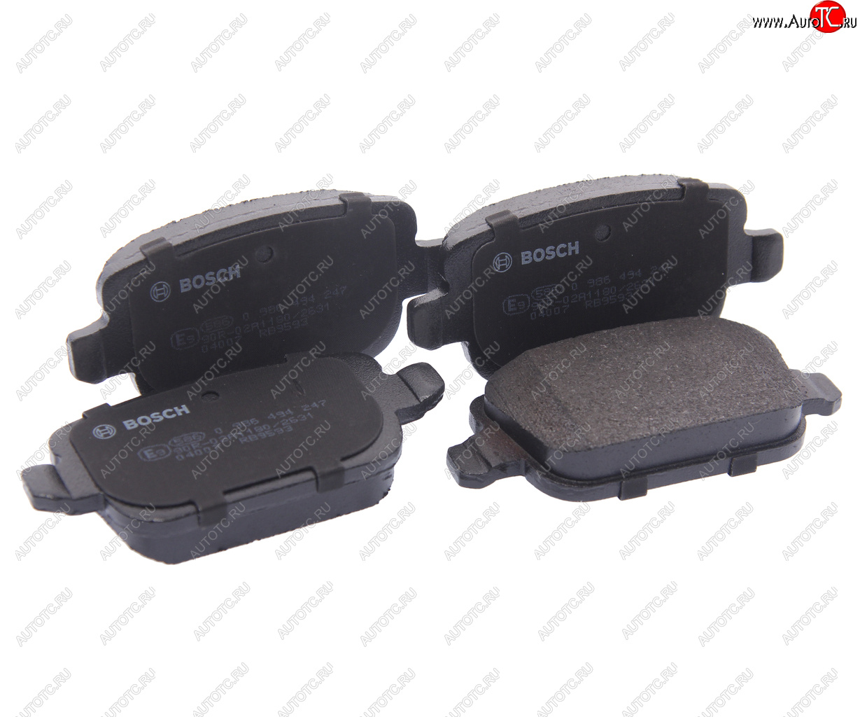 2 439 р. Колодки тормозные задние (4шт.) BOSCH Ford Mondeo Mk2,BFP  седан (1996-2000)  с доставкой в г. Керчь