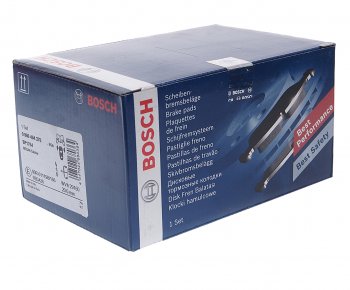 4 549 р. Колодки тормозные передние (4шт.) BOSCH Nissan Cabstar F24 (2007-2014)  с доставкой в г. Керчь. Увеличить фотографию 2