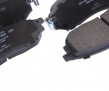 3 089 р. Колодки тормозные передние R17 (4шт.) BOSCH Nissan Pathfinder R52 дорестайлинг (2012-2017)  с доставкой в г. Керчь. Увеличить фотографию 2