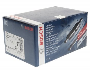 2 499 р. Колодки тормозные передние (4шт.) BOSCH Subaru Legacy BE,B12 седан (1998-2003)  с доставкой в г. Керчь. Увеличить фотографию 2