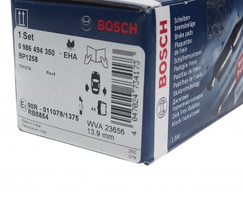 1 449 р. Колодки тормозные задние (4шт.) BOSCH Toyota RAV4 CA20 3 дв. дорестайлинг (2000-2003)  с доставкой в г. Керчь. Увеличить фотографию 3