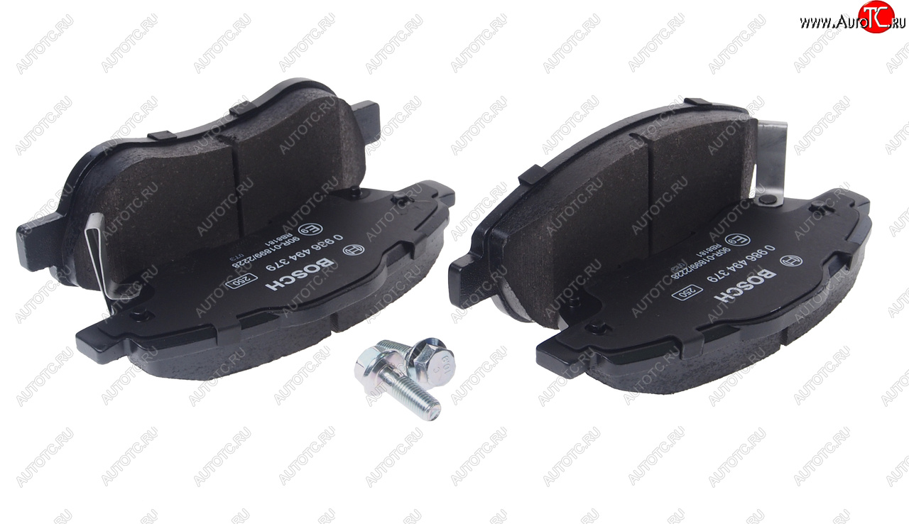 3 679 р. Колодки тормозные передние (4шт.) BOSCH Honda CR-V RE1,RE2,RE3,RE4,RE5,RE7 дорестайлинг (2007-2010)  с доставкой в г. Керчь